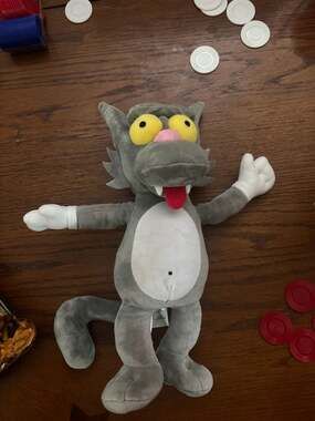 Universal Studios The Simpsons Scratchy Cat 10" Plush Toy